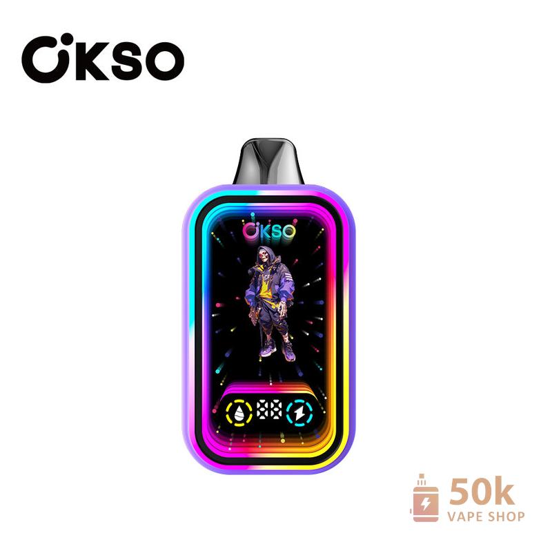 OKSO Magic Mirror 50K Disposable Vape - 50000 Puffs, Dual Mesh Coil - Vaizdas 3