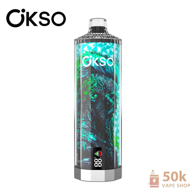 OKSO Shisha Hookah Mega 50K Disposable Vape - 50,000 Puffs Rechargeable - Obrázek 5