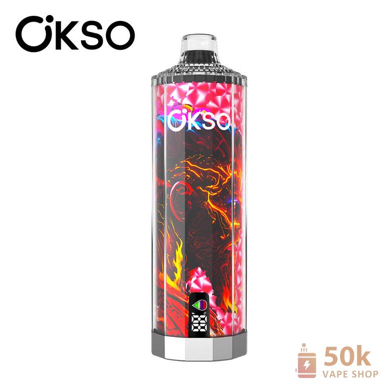 OKSO Shisha Hookah Mega 50K Disposable Vape - 50,000 Puffs Rechargeable - Obrázek 2