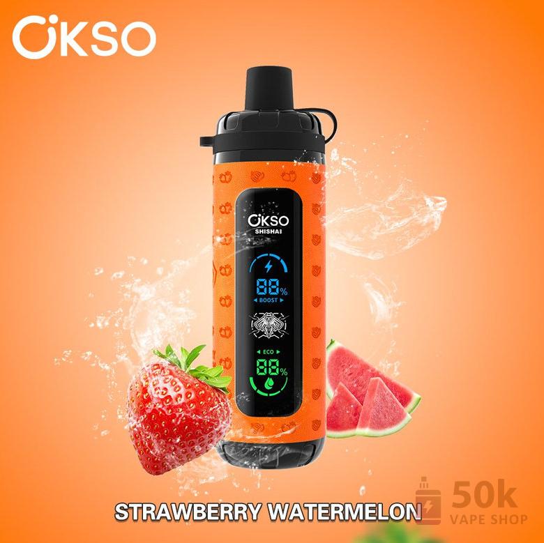 OKSO Shisha Max 40000 Puffs Disposable Vape - Rechargeable Mesh Coil Device - Afbeelding 6