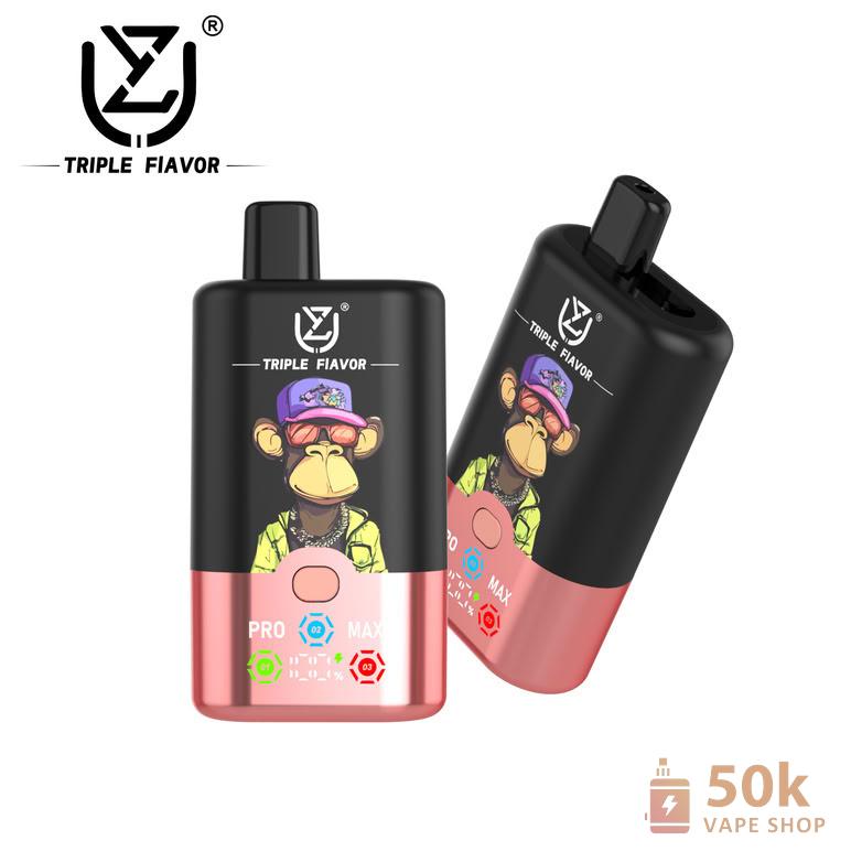 UZY Triple Flavors 60000 Disposable Vape | Triple Chamber, 60K Puffs - зображення 3