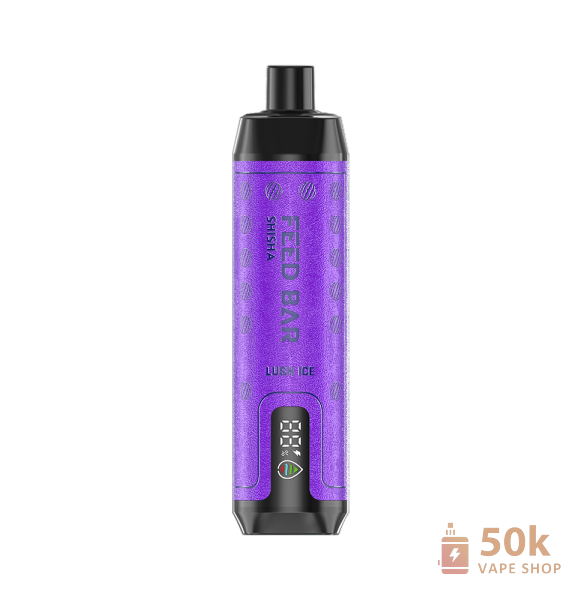 Vapsolo Feed Bar 15000 ühekordselt kasutatav Vape - 15000 puffi, nahast disain ja digitaalne ekraan