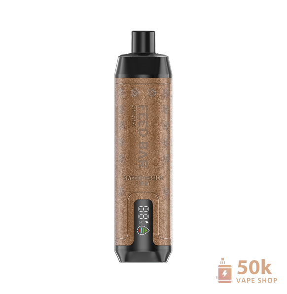 Vapsolo Feed Bar 15000 Disposable Vape - 15000 Puffs, Leather Design & Digital Display - Pilt 4