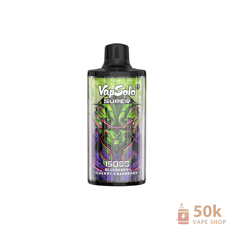 Vapsolo Super 15000 Disposable Vape - 15K Puffs, Mesh Coil, 25ML E-Liquid - Obrázek 3
