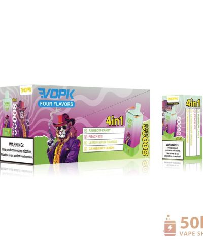 Alternativní pohled na VOPK 80000 Puffs Disposable Vape - 4 Flavor Modes, 650mAh Rechargeable