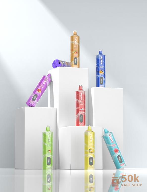 VOPK Shisha Hookah 15000 Puff Disposable Vape Pen - 10 Flavors DTL - Obrázek 2