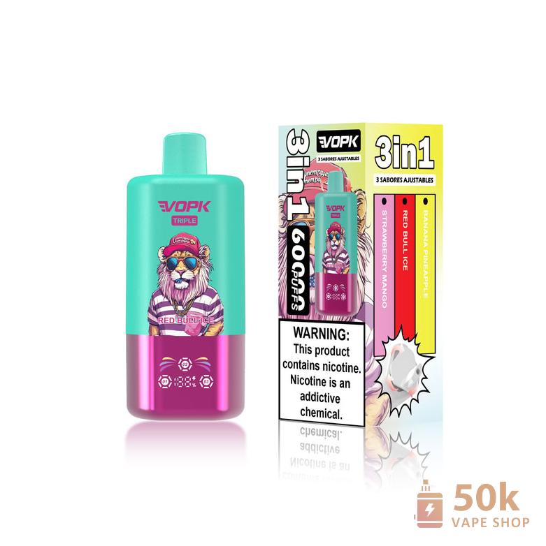 VOPK-TRIPE 60000 Puffs Triple Flavor Disposable Vape | 54mL & Rechargeable - Εικόνα 4