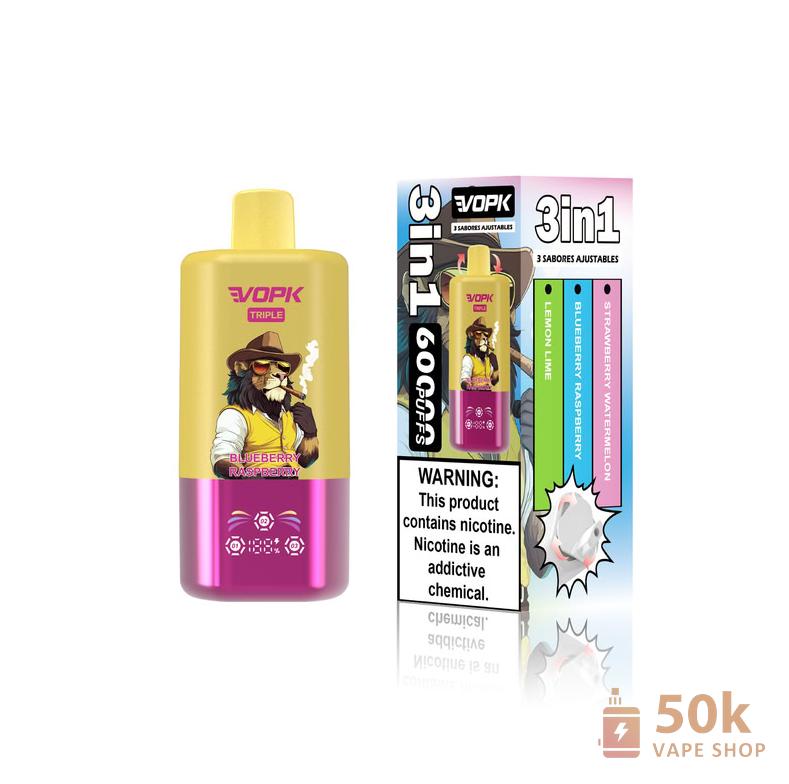 VOPK-TRIPE 60000 Puffs Triple Flavor Disposable Vape | 54mL & Rechargeable - Εικόνα 5