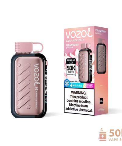 Vozol Rave 50000 Engangs-damp - 50K pust, dobbelte spoler og smart skærm