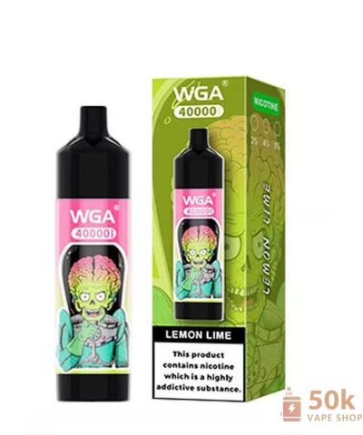 WGA 40000 Επαναφορτιζόμενος επαναγεμιζόμενος ατμός με δύο γεύσεις & μίνι ηχείο