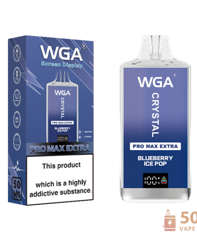 Wga Crystal Pro Max Extra 15000 Puffs jednorázová vape - ultralehká dobíjecí baterie