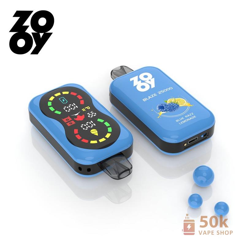 Zooy Blaze 25000 Disposable Vape - 25000 Puffs, Full-Screen Display - Image 4
