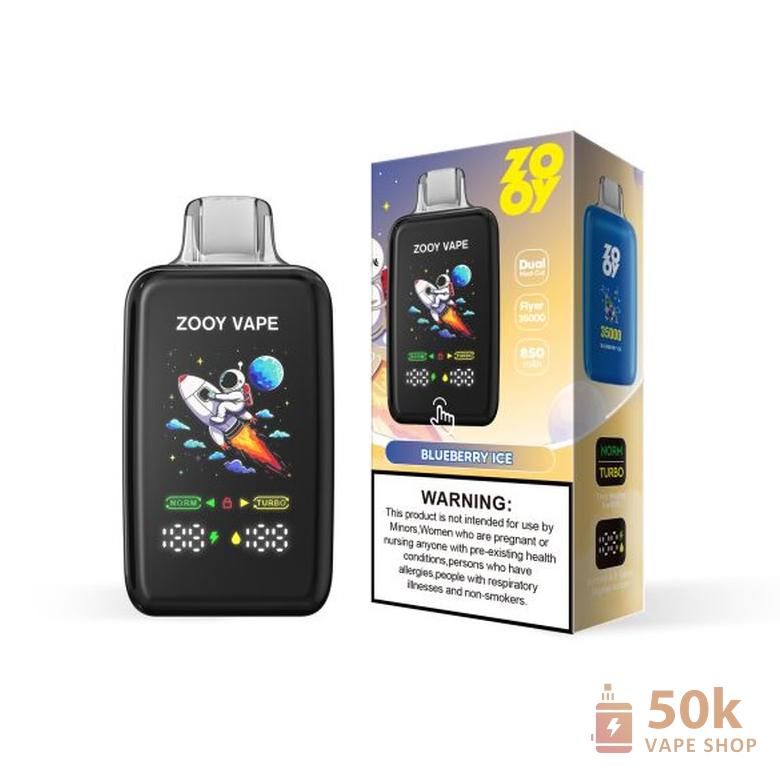 ZOOY FLYER 35000 Disposable Vape | 35,000 Puffs Rechargeable Vape Pen - Obrázek 5