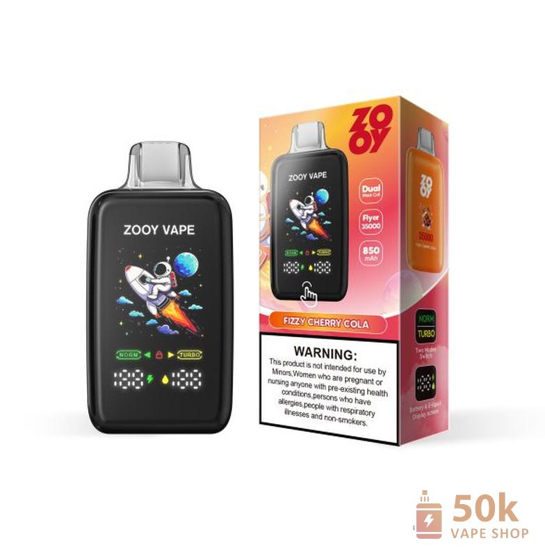 ZOOY FLYER 35000 Disposable Vape | 35,000 Puffs Rechargeable Vape Pen - Obrázek 4
