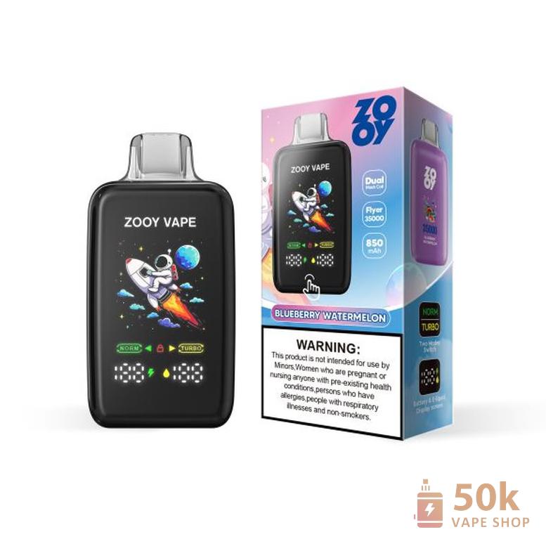 ZOOY FLYER 35000 Vape na jedno použití | 35 000 puffů dobíjecí vape pero