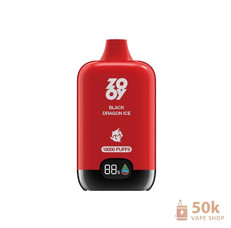 Zooy Rainbow 16000 Vape na jedno použití s 16000 šluky a chytrým displejem