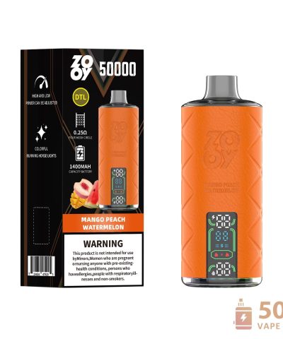 Alternativní pohled na Zooy Shisha 50000 Puffs Disposable Vape - Quad Coil & Rechargeable