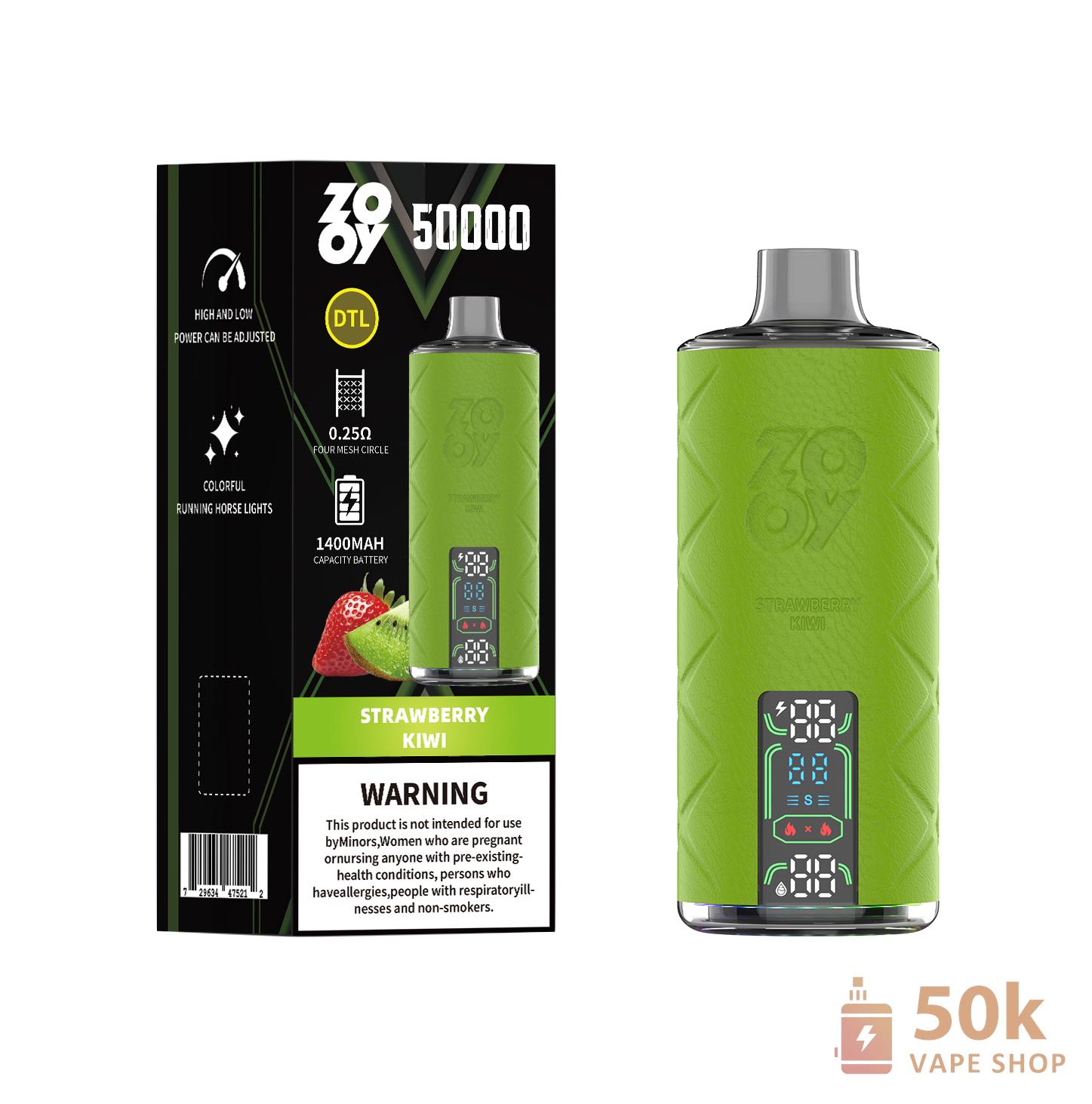 Zooy Shisha 50000 Puffs Disposable Vape - Quad Coil & Rechargeable - Obrázek 4