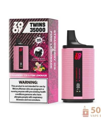 Alternativní pohled na Zooy Twins 35000 Dual Flavor Disposable Vape with 35000 Puffs