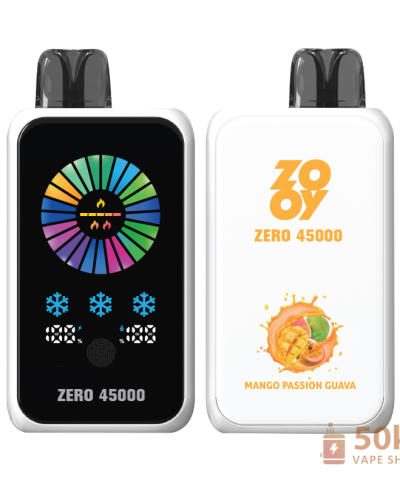 ZOOY Zero 45000 ICE-NIC Control Vape na jedno použití | 45000 Puffs